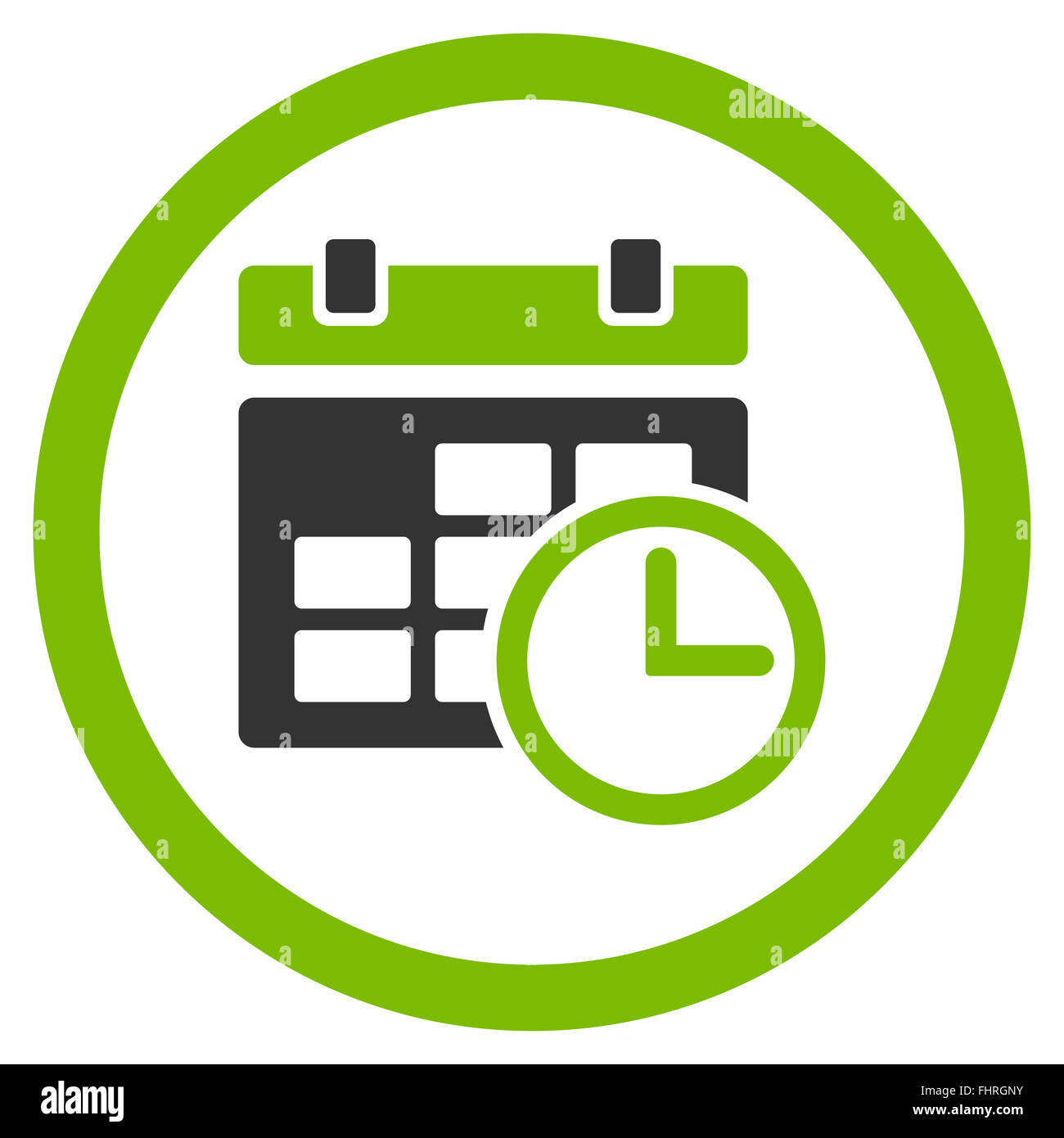 Date And Time Icon Stock Photo