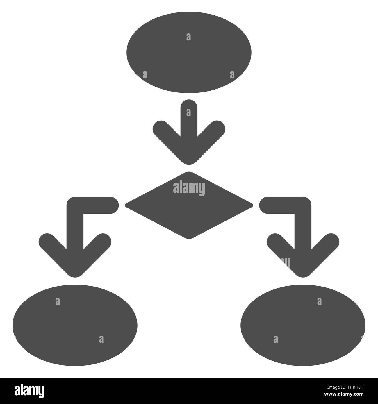 Flowchart Icon from Commerce Set Stock Photo - Alamy