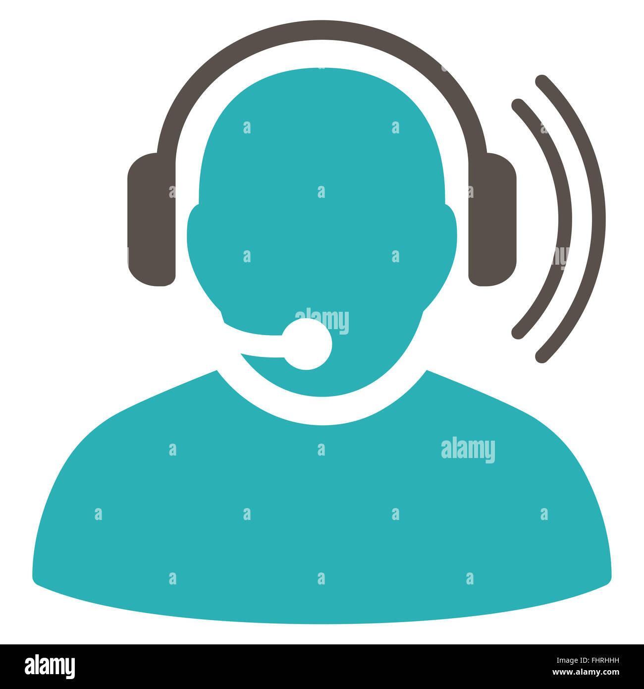 Operator Signal Icon Stock Photo - Alamy