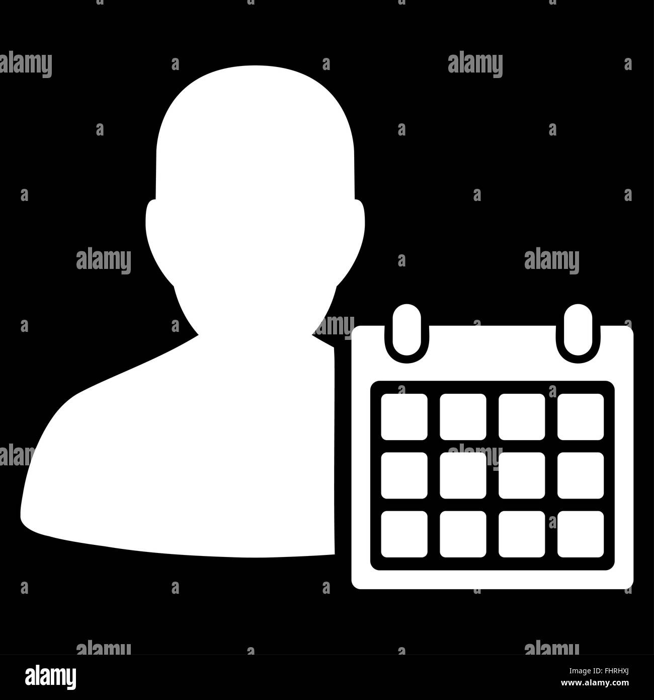 Patient Calendar Icon Stock Photo - Alamy