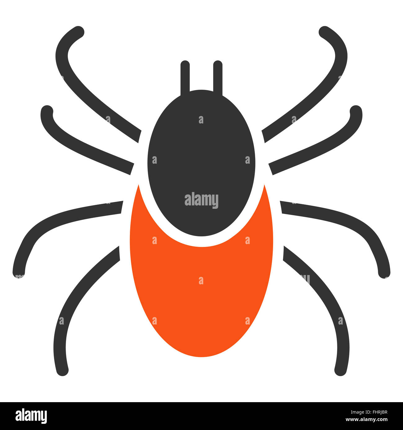 Mite Flat Icon Stock Photo - Alamy