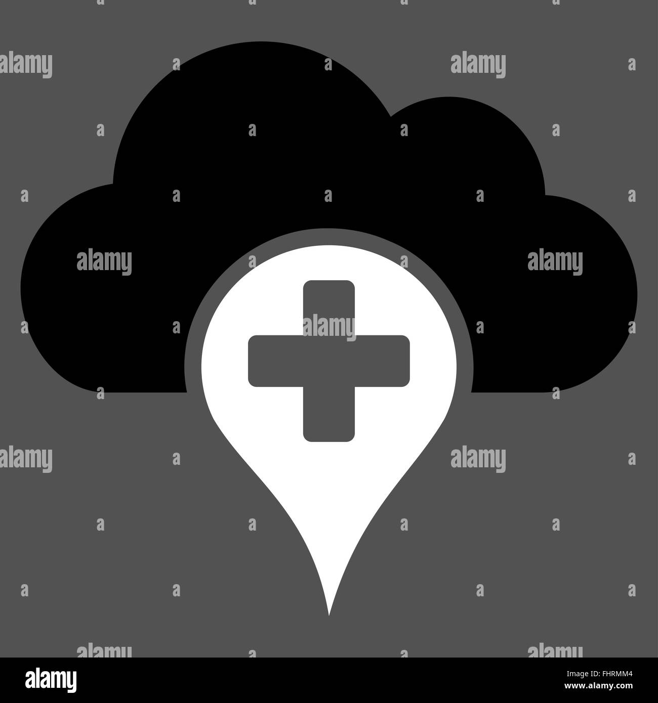 Medical Cloud Icon Stock Photo