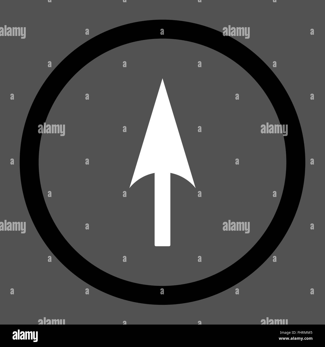 Arrow Axis Y flat black and white colors rounded raster icon Stock ...
