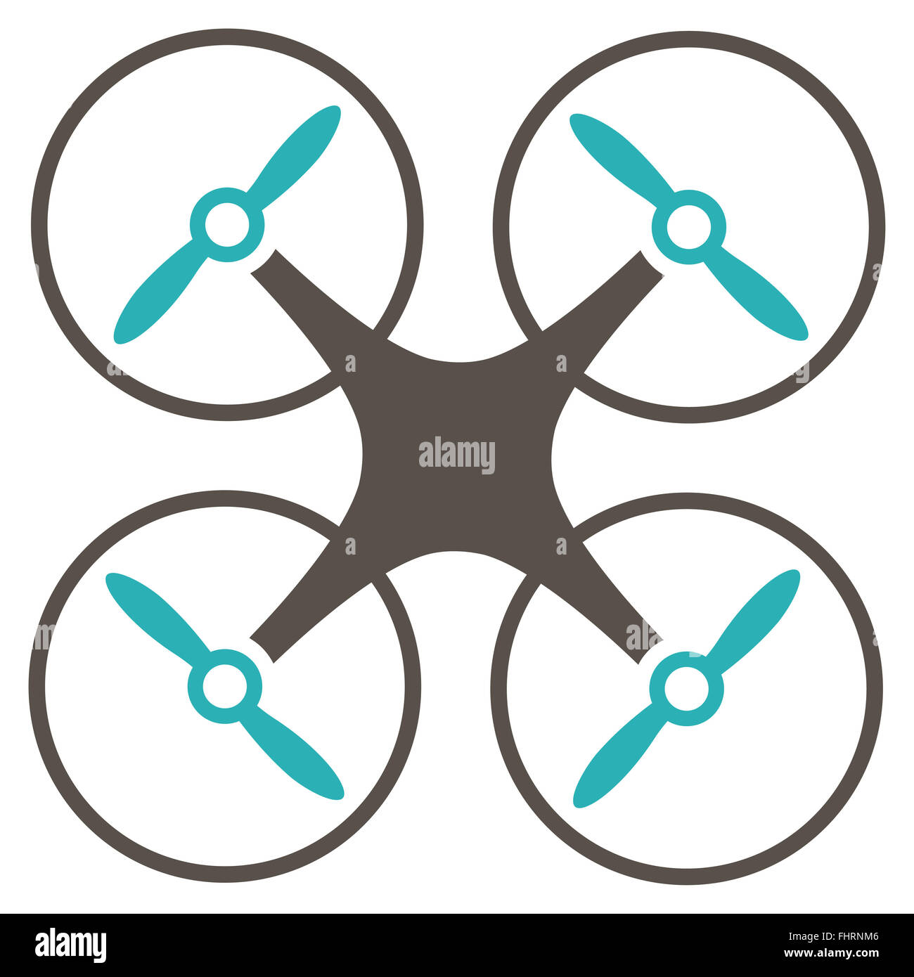 Copter icon from Business Bicolor Set Stock Photo - Alamy