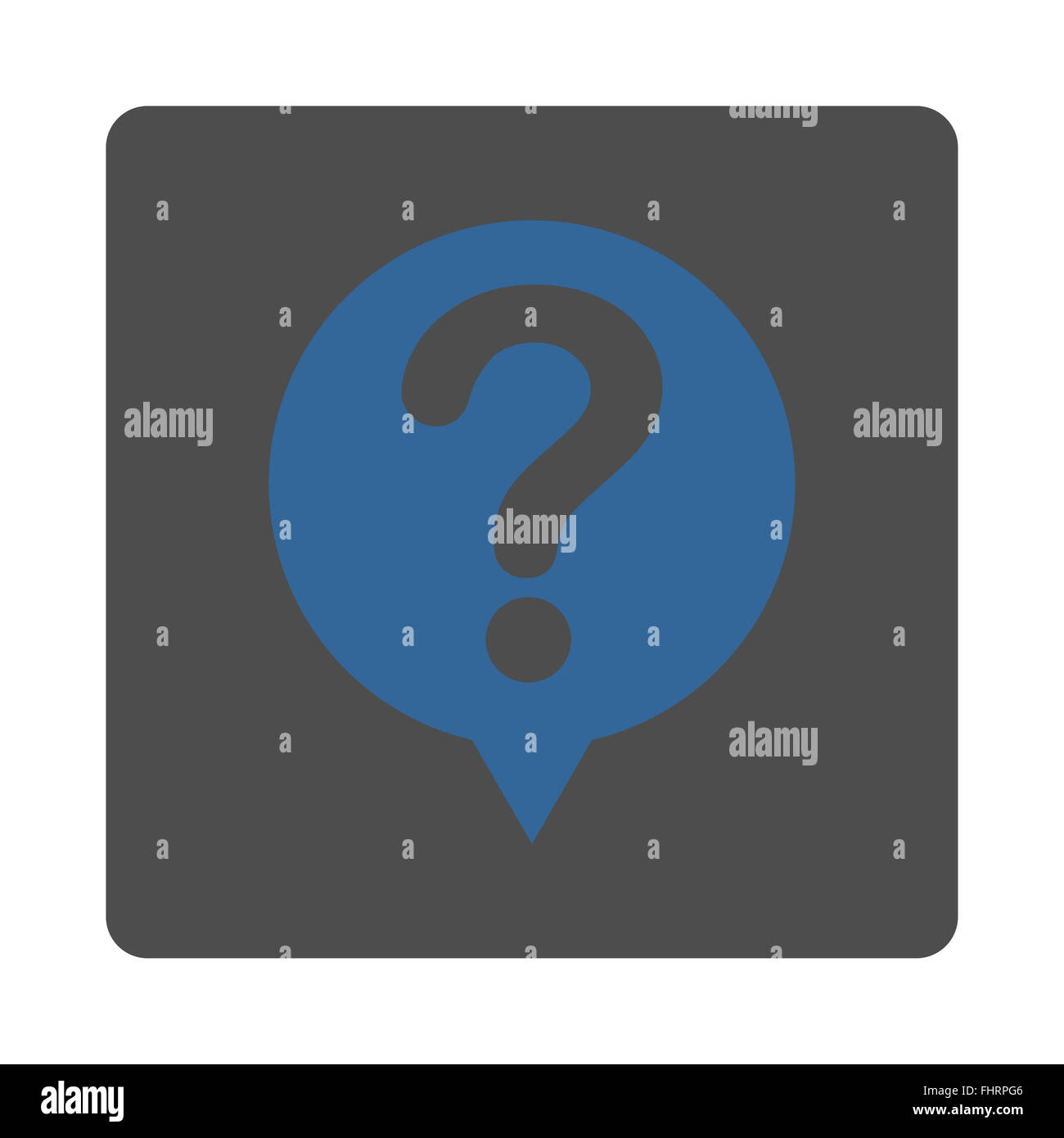 Status flat cobalt and gray colors rounded button Stock Photo - Alamy