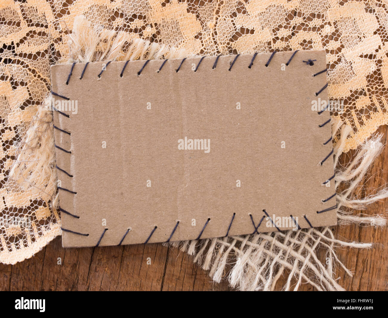 blank note with decoration Stock Photo - Alamy