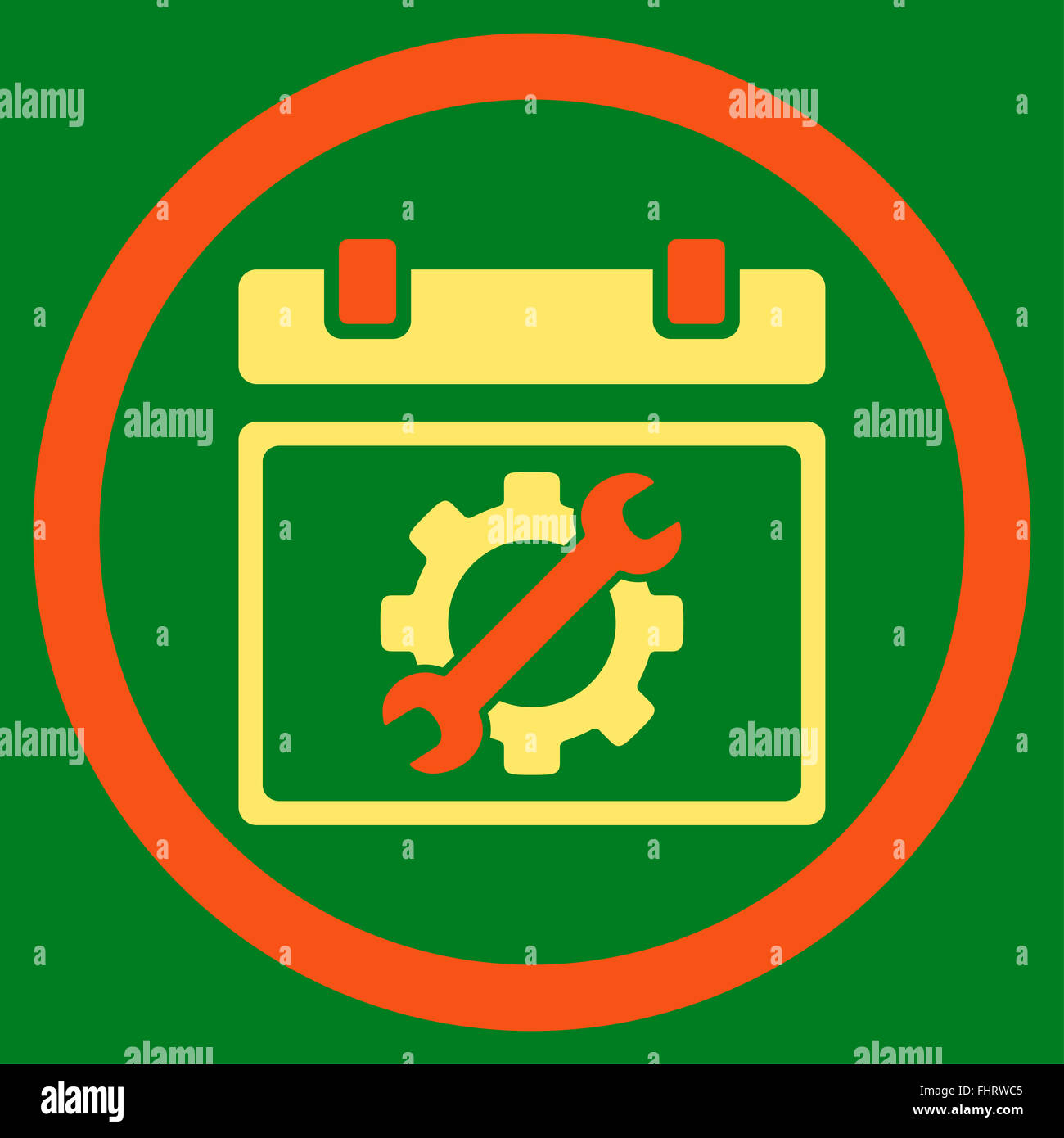 Service Date Icon Stock Photo - Alamy