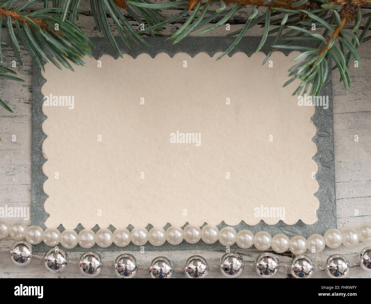 blank note with decoration Stock Photo - Alamy