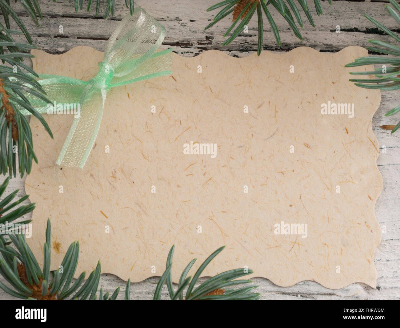 blank note with decoration Stock Photo - Alamy