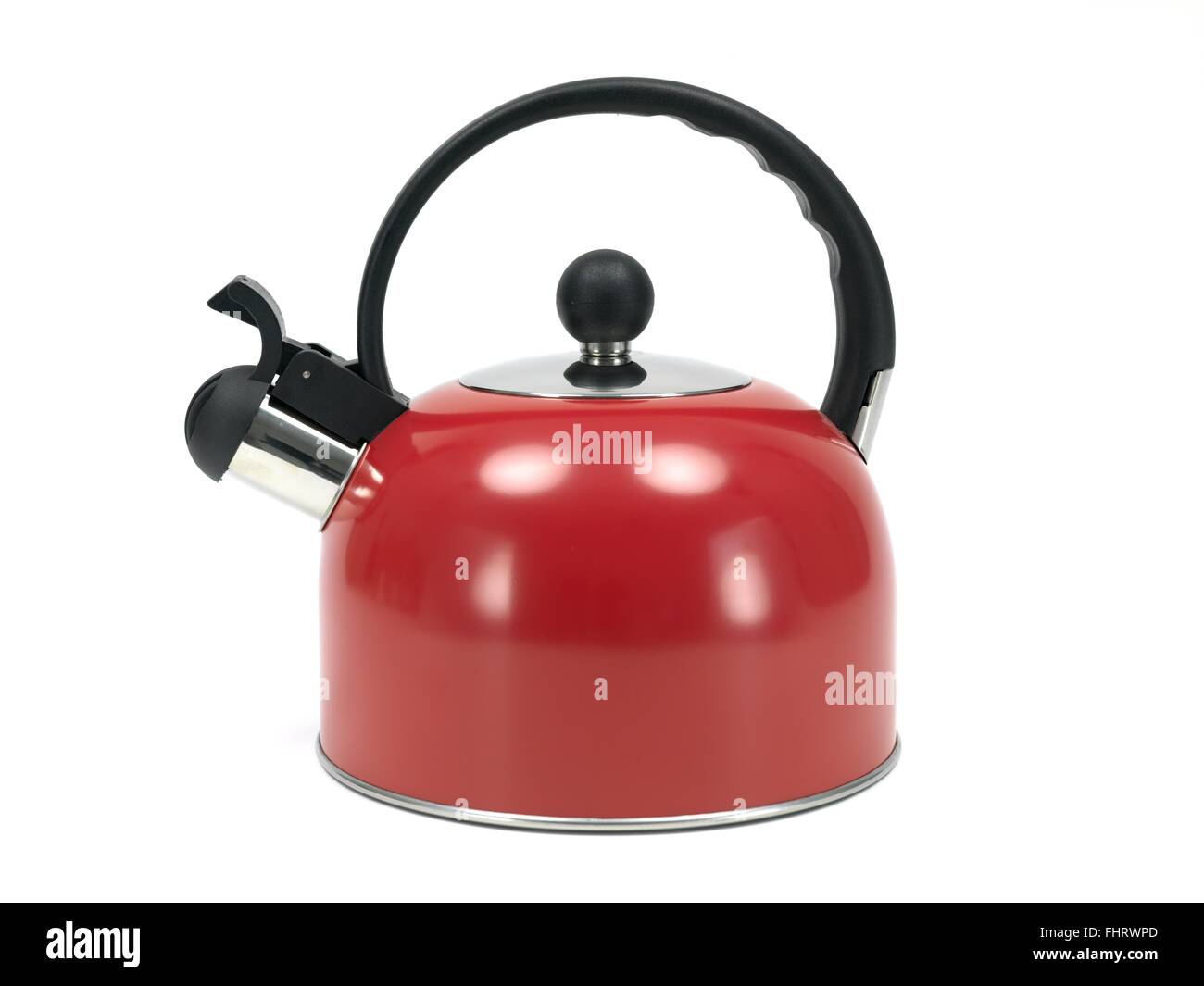 A stove top kettle on a kitchen bench Stock Photo Alamy