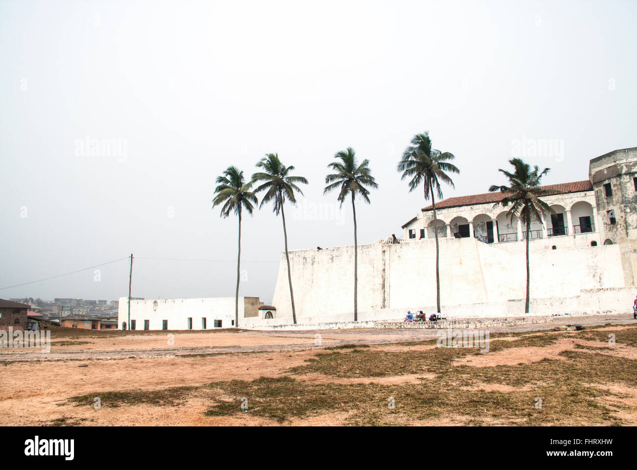 The Elmina Castle in Ghana is one of about forty 'slave castles', or large commercial forts, built on the Gold Coast Stock Photo