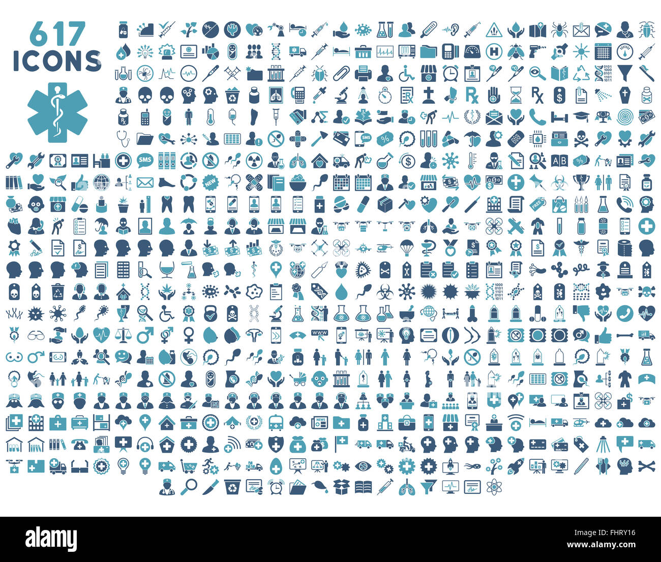 Medical icon collection Stock Photo - Alamy