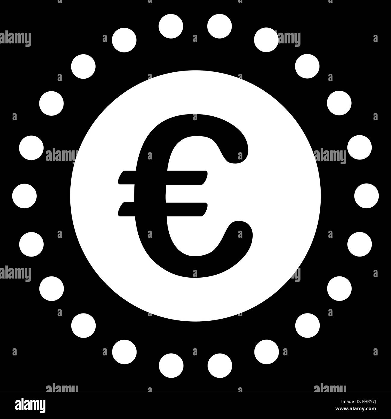 Euro Gold Coin Icon Stock Photo - Alamy