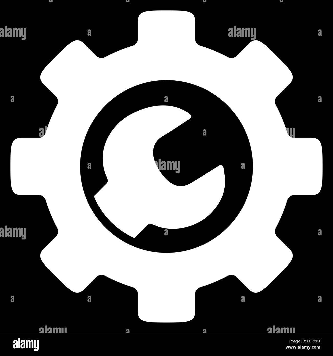 Service Tools Icon Stock Photo - Alamy