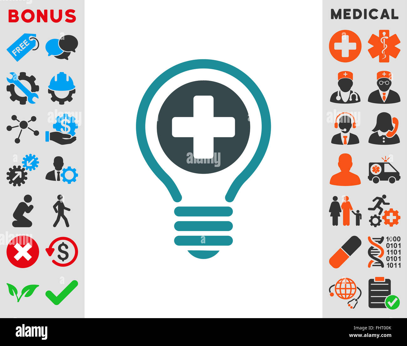 Medical Bulb Icon Stock Photo Alamy