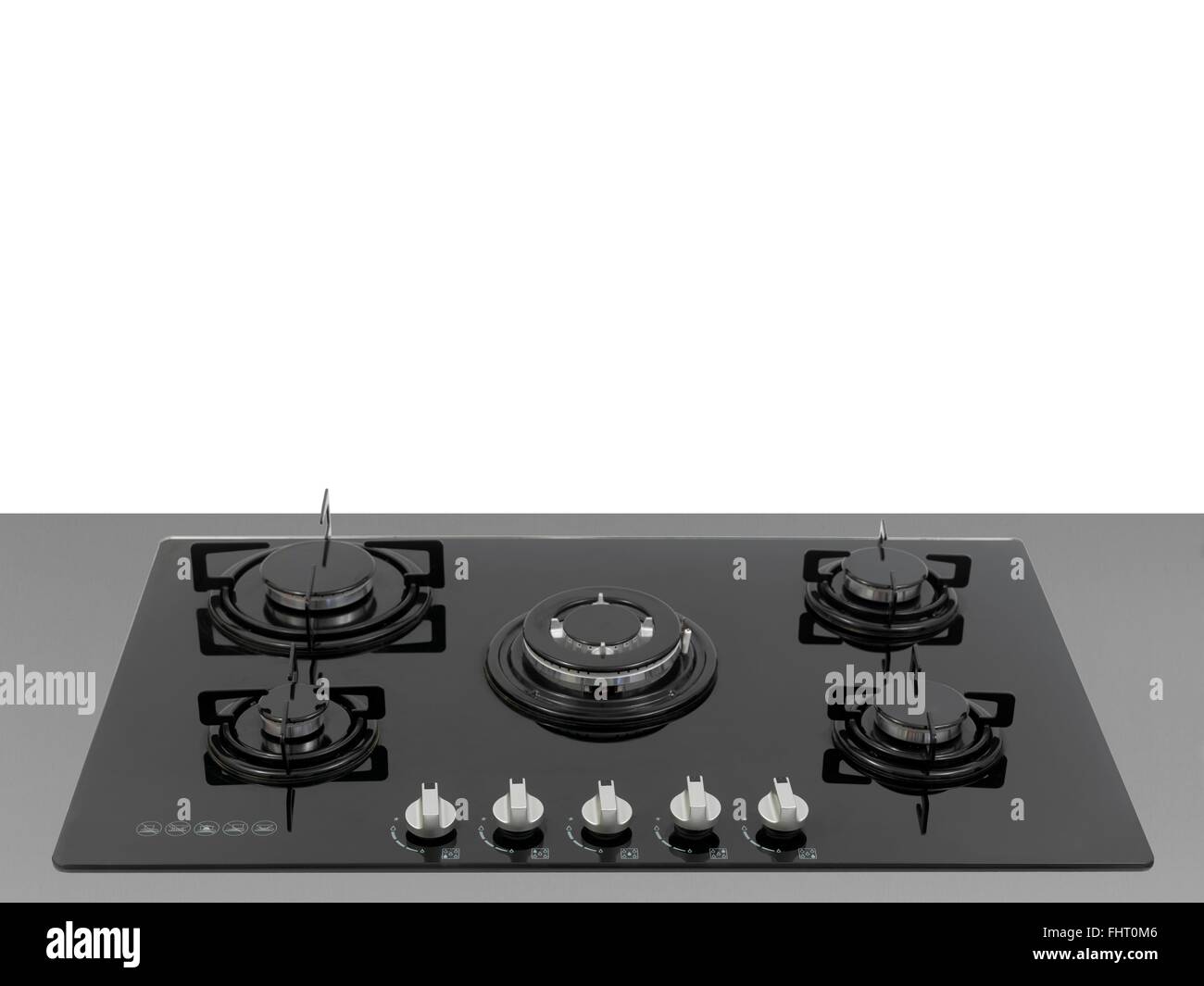 A kitchen cooktop on a kitchen bench Stock Photo Alamy
