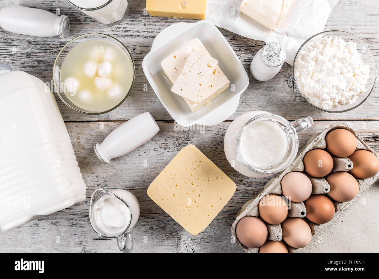 Healthy Dairy Products On Wooden Background Stock Photo Alamy Healthy Dairy Products On Wooden Background Stock Photo Alamy