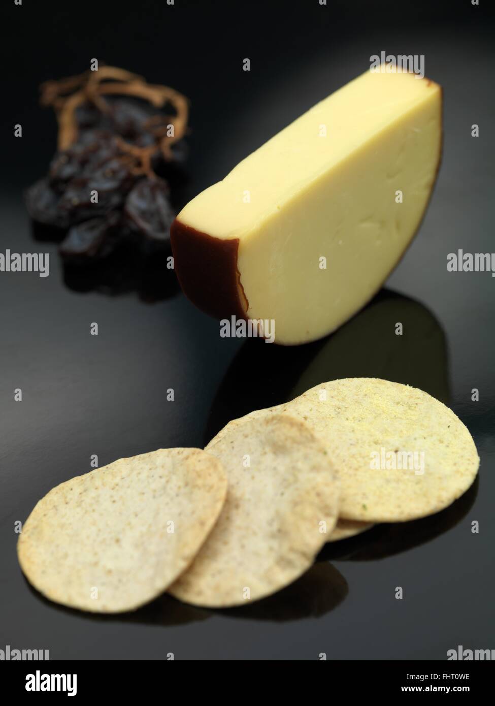 Smoked Cheddar Cheese Stock Photo Alamy