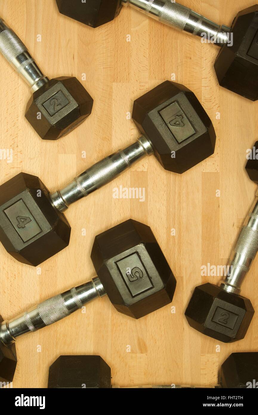 Gym and exercise equipment in the gym Stock Photo Alamy