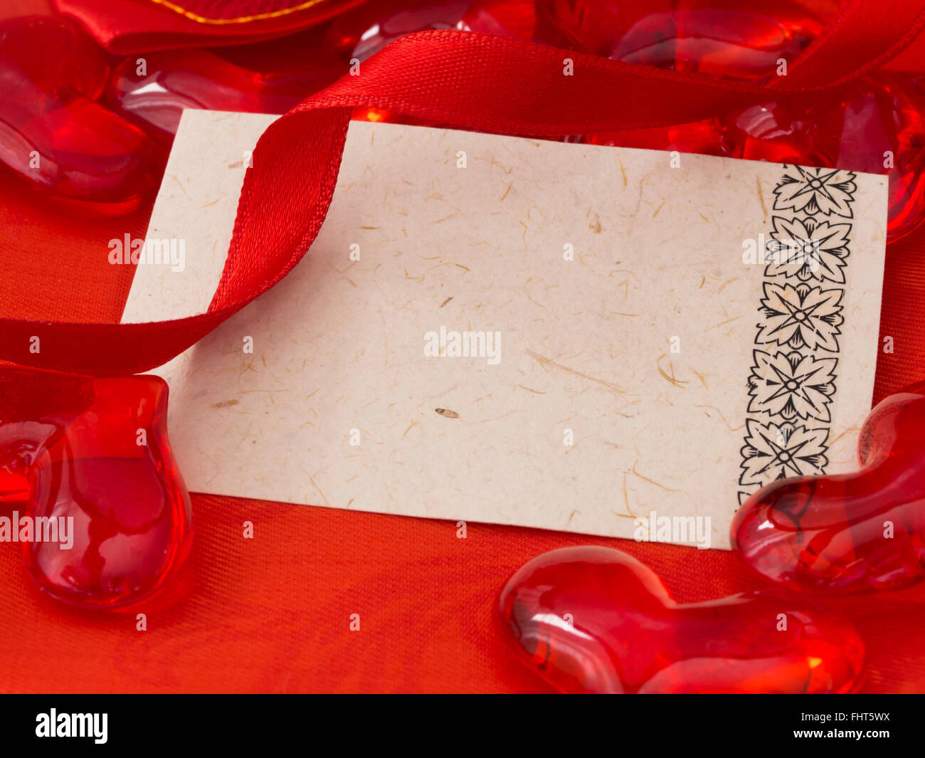 blank note with decoration Stock Photo - Alamy