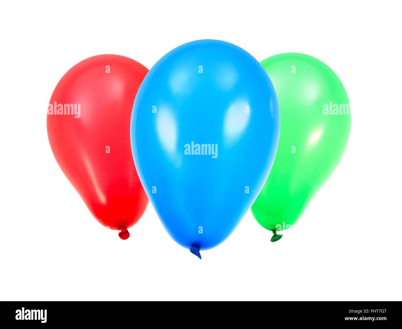 Balloons isolated against a white background Stock Photo - Alamy