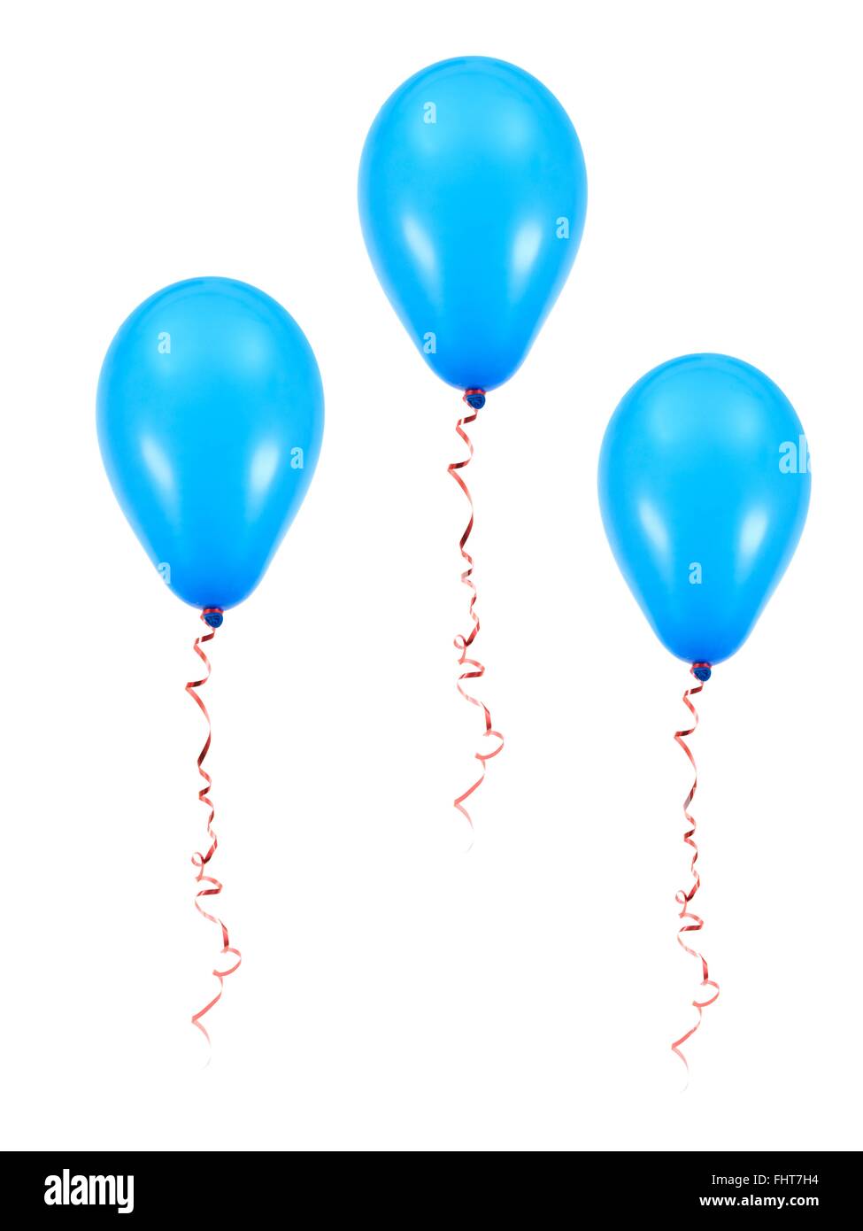 Balloons isolated against a white background Stock Photo - Alamy