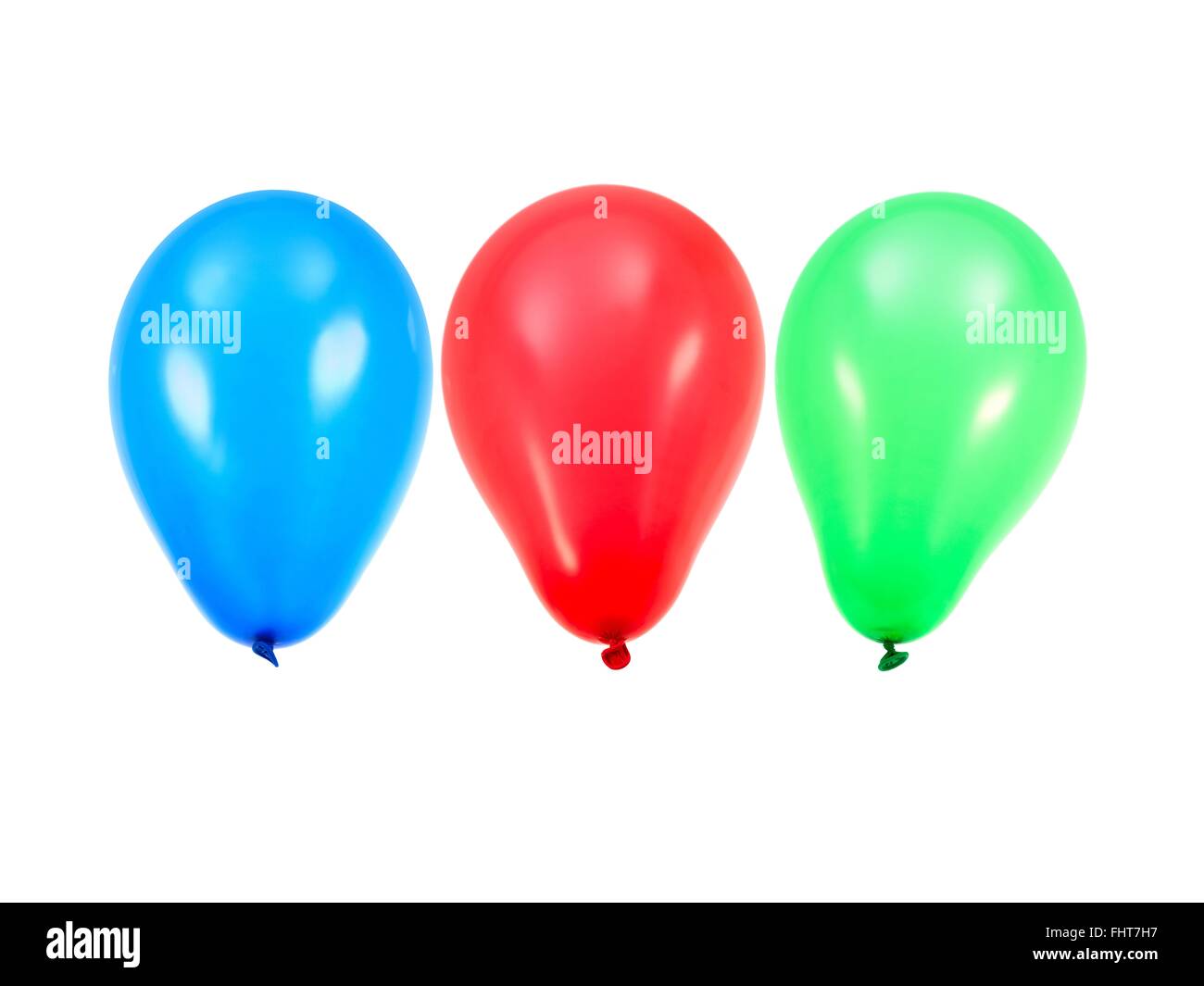 Balloons isolated against a white background Stock Photo - Alamy