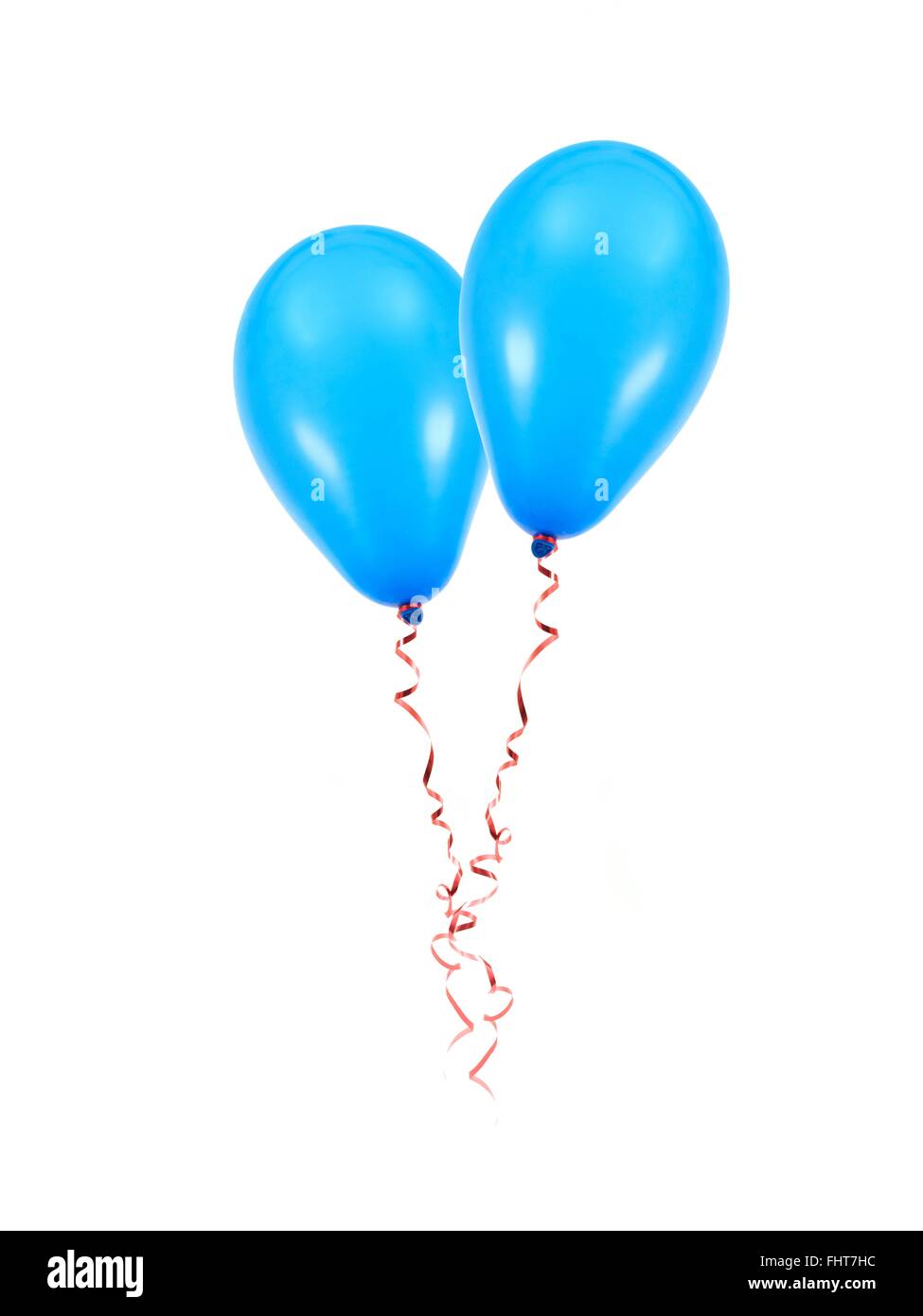Balloons isolated against a white background Stock Photo - Alamy