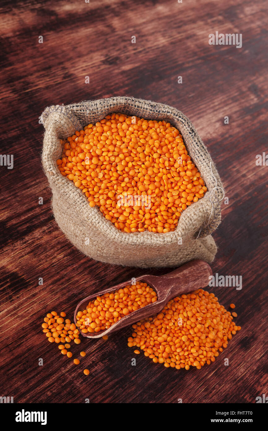 Red Lentils. Healthy eating Stock Photo - Alamy