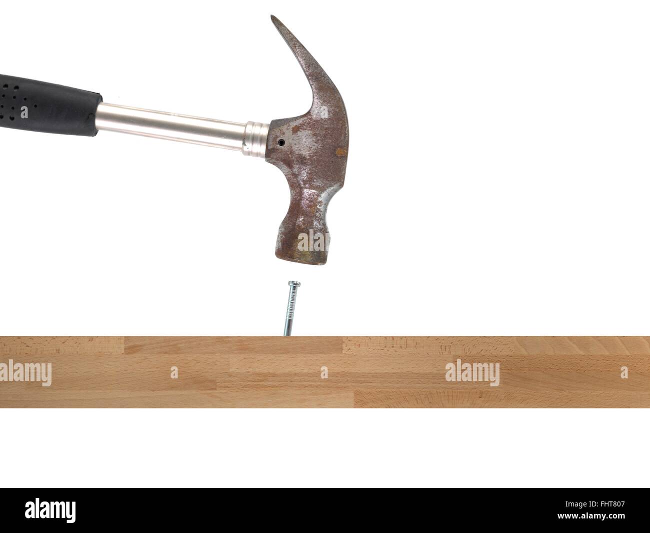 Tools isolated against a white background Stock Photo - Alamy
