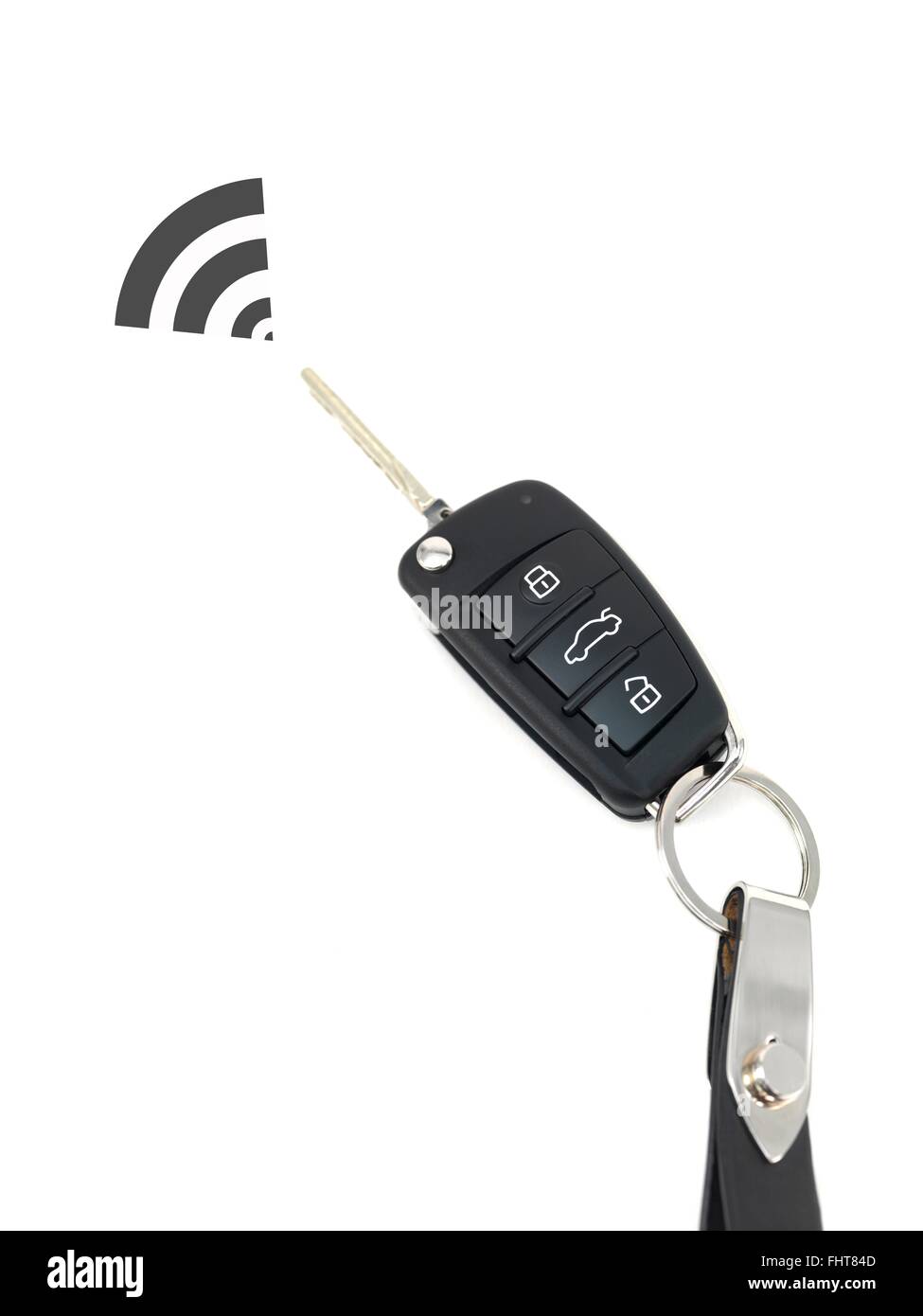 Car keys isolated against a white background Stock Photo Alamy
