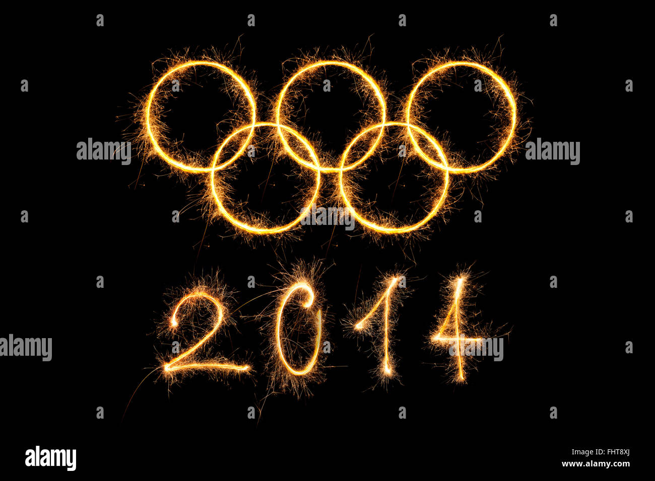 Olympic games 2014. Stock Photo