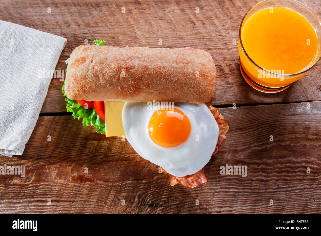 Sandwich bacon cheese hires stock photography and images Alamy