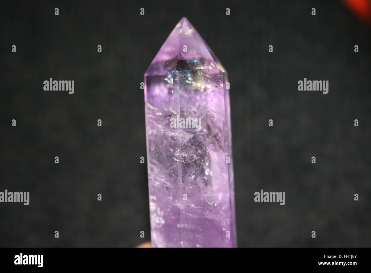 crystal amethyst fantasm Stock Photo
