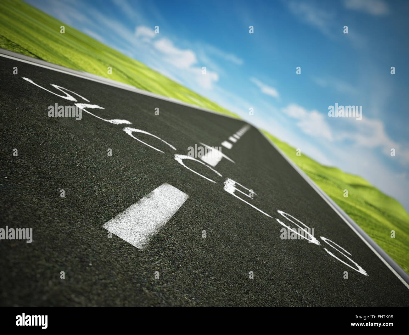 Success road sign hi-res stock photography and images - Alamy