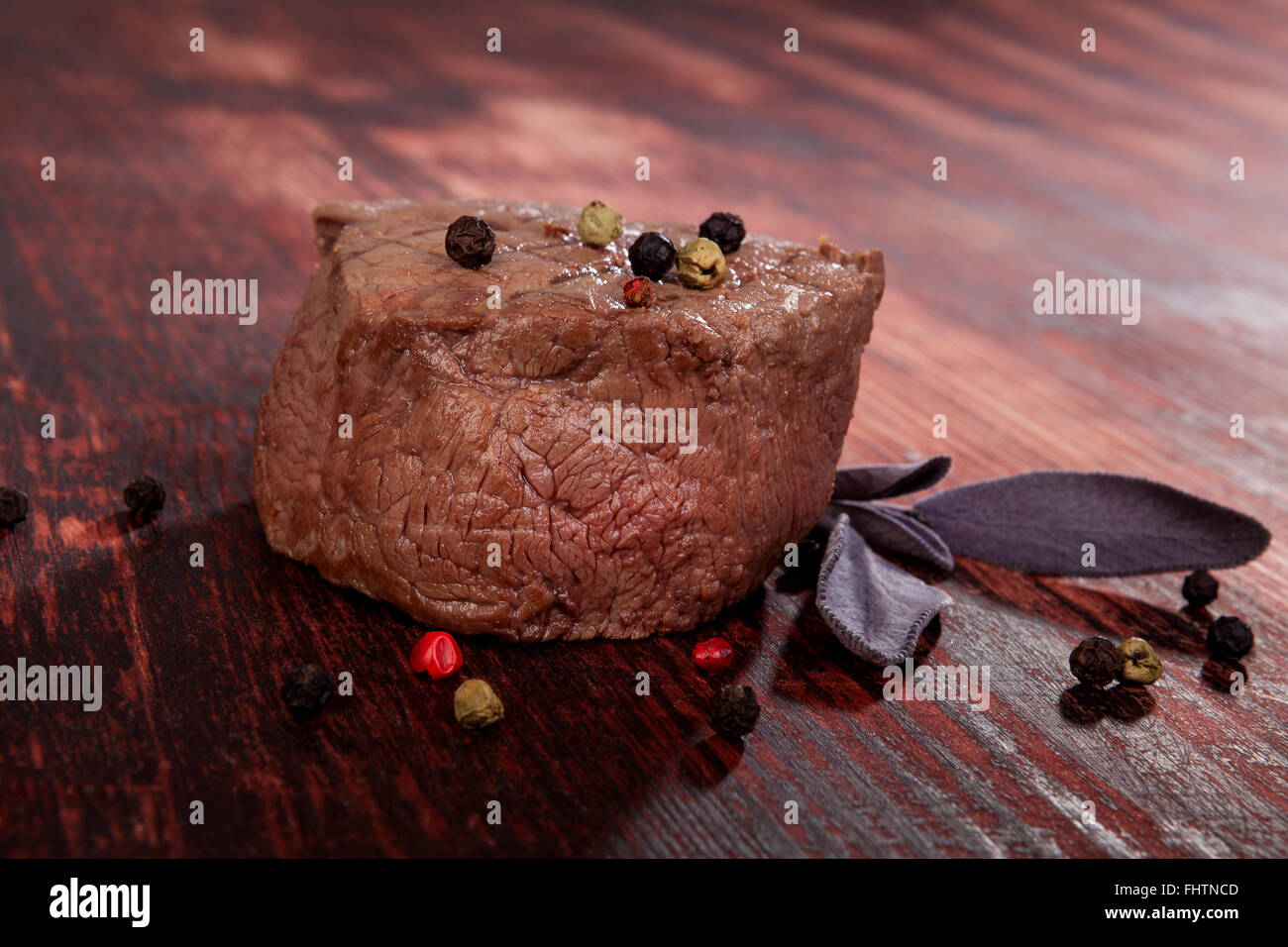 Luxurious beefsteak. Stock Photo