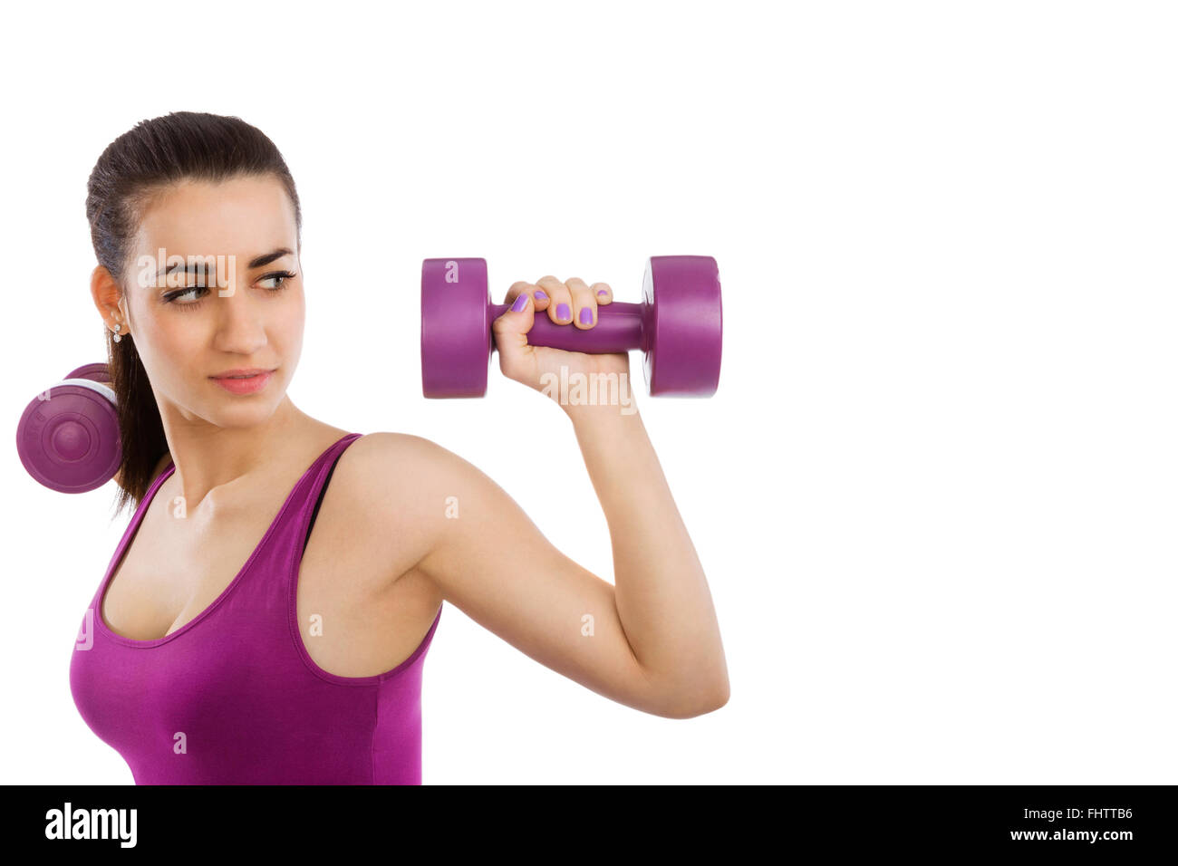Workout Fitness Meaning Getting Fit And Training Stock Photo