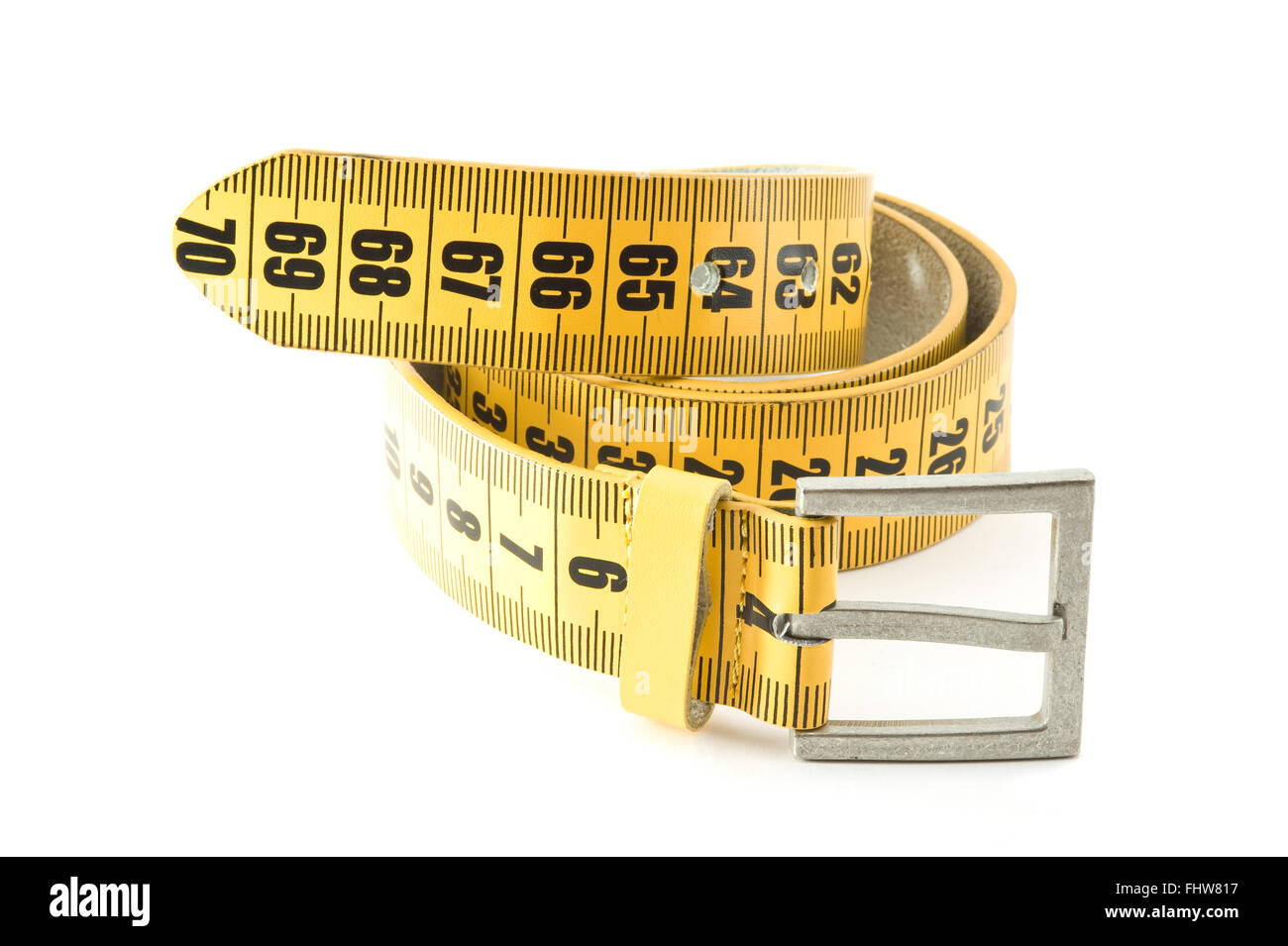 meter belt slimming Stock Photo