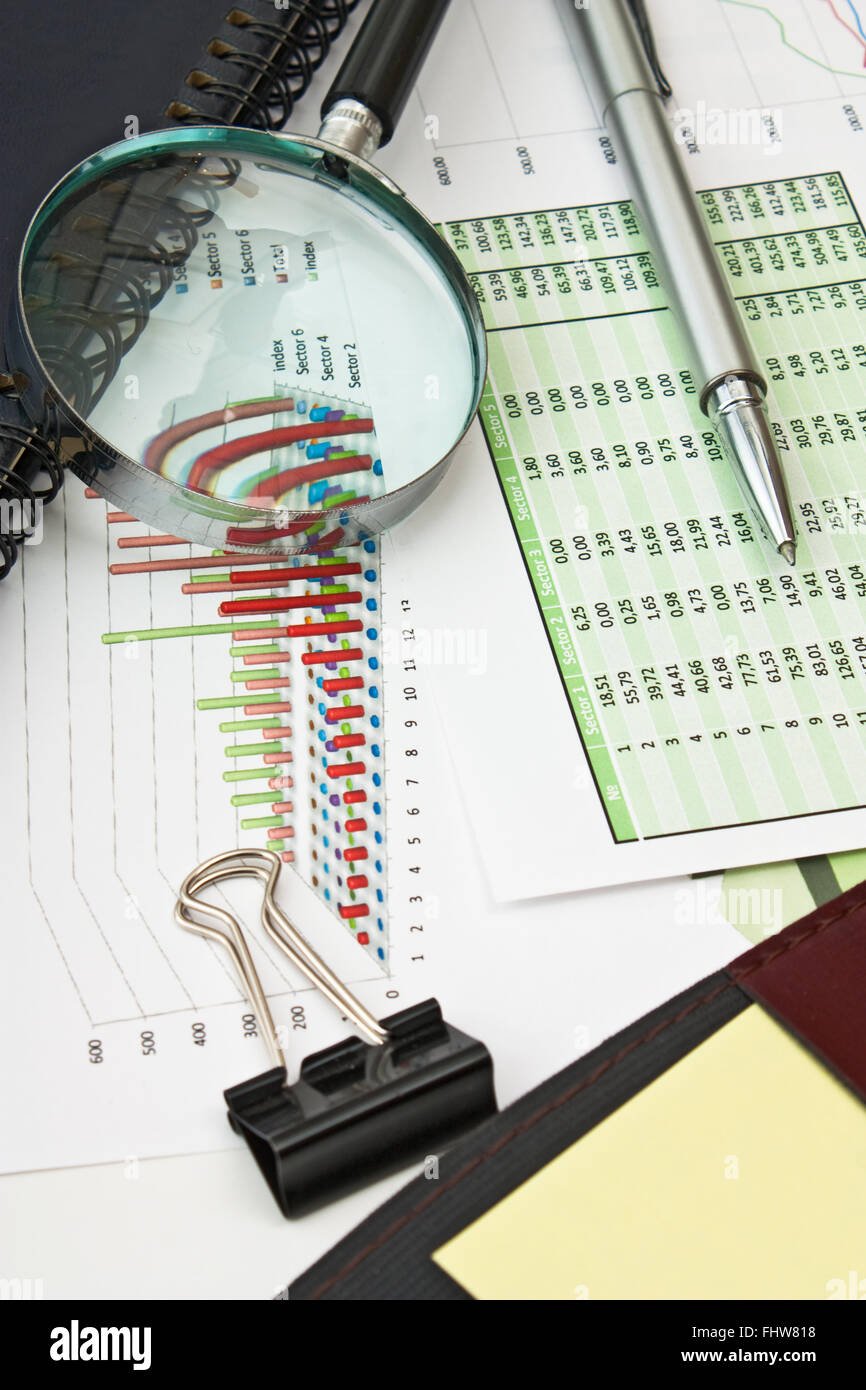 Work Paper Images working paper with a diagram Stock Photo - Alamy
