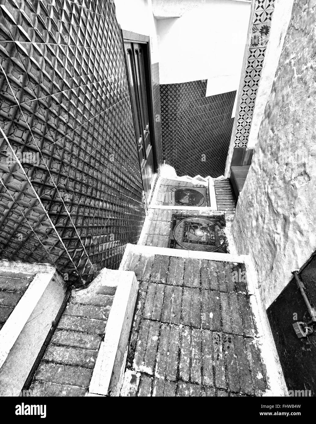 Ceramic stairs Black and White Stock Photos & Images - Alamy
