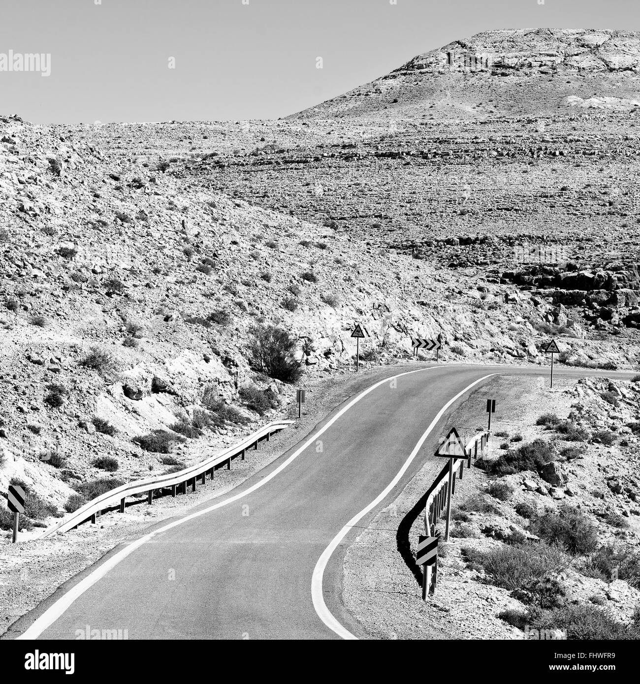 Mediterranean desert Black and White Stock Photos & Images - Alamy
