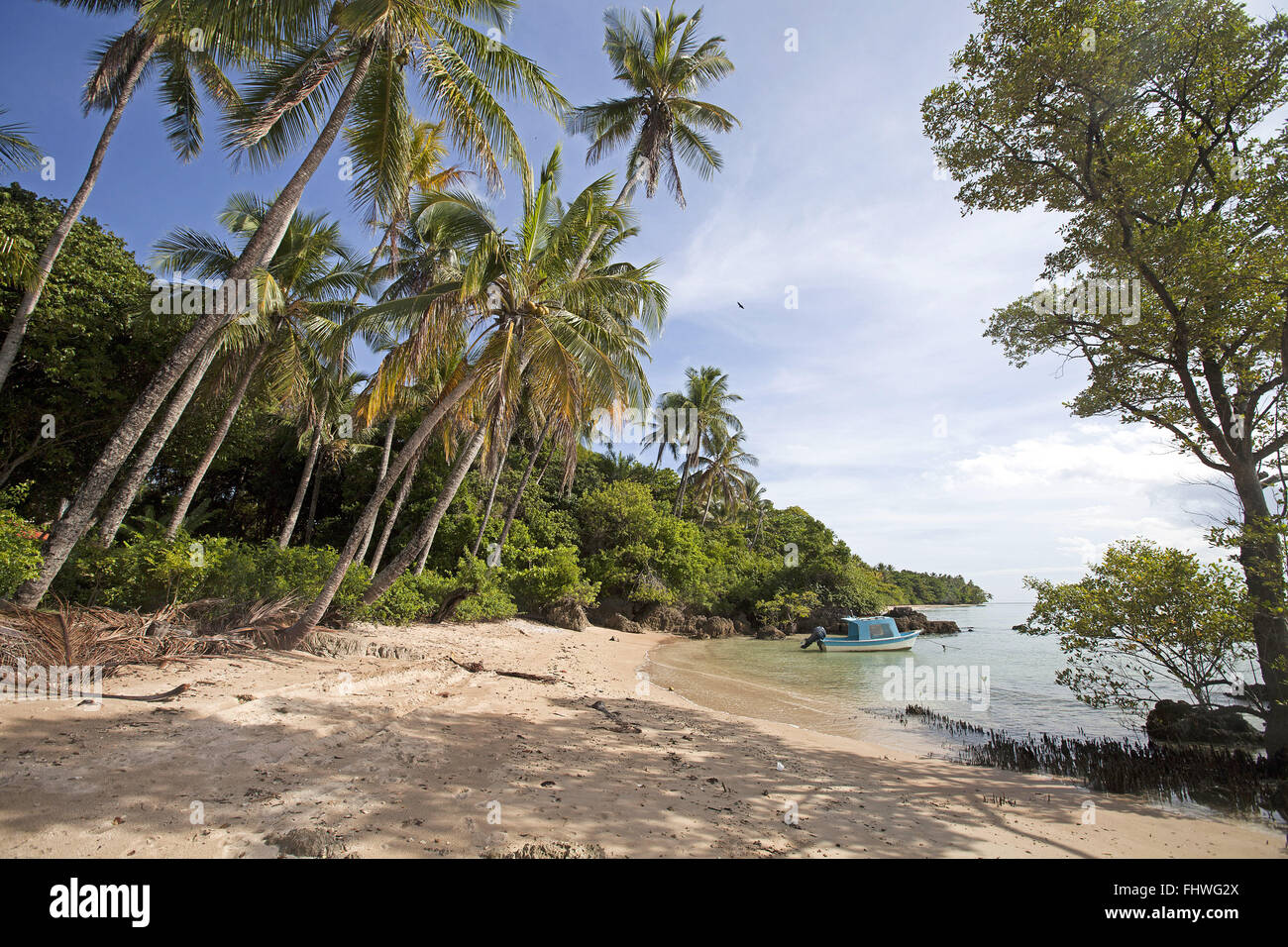 Morere beach - Boipeba - Archipelago Tinharé Stock Photo - Alamy