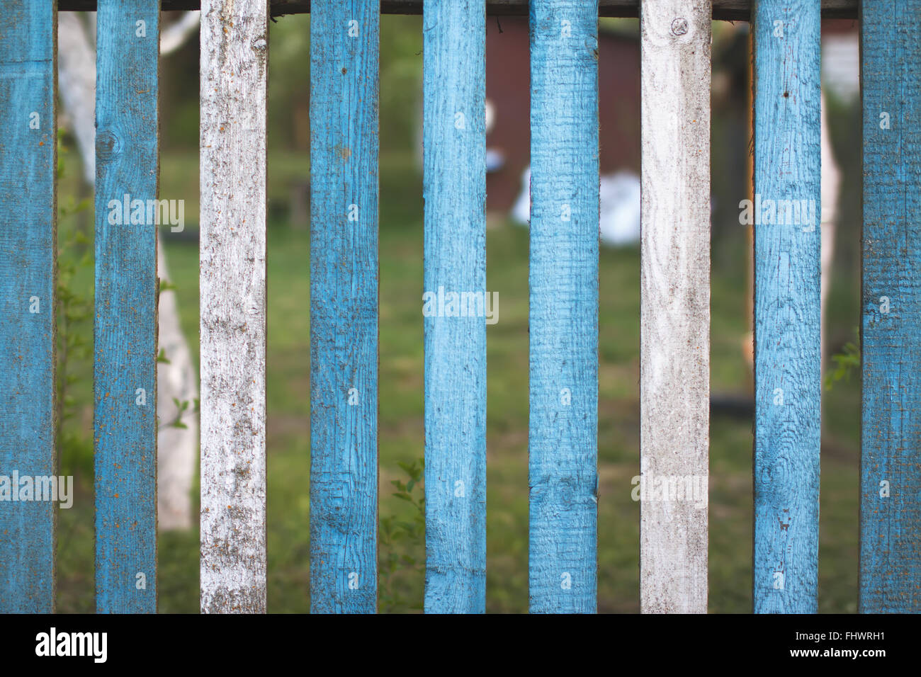 Rustic wooden fence hi-res stock photography and images - Alamy