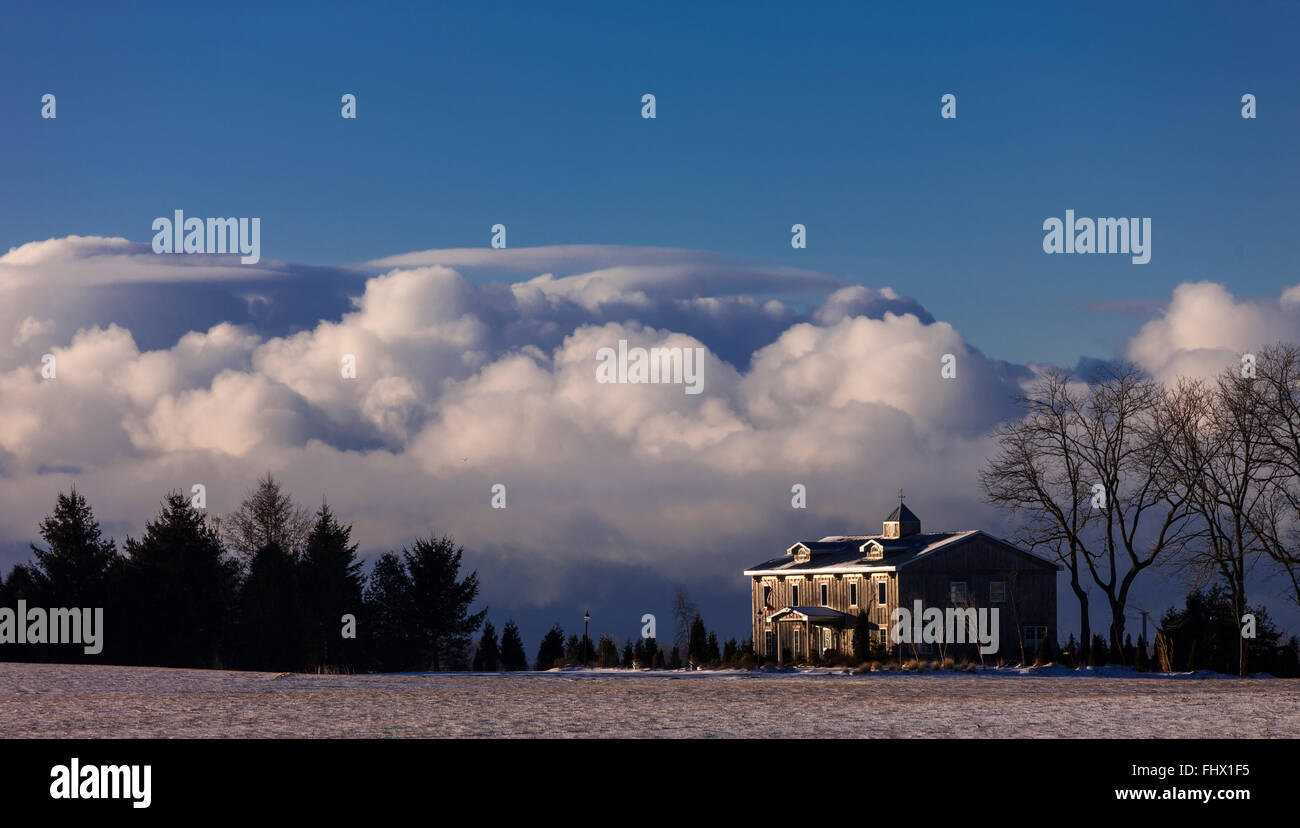 Ontario Canada Landscape House Rural High Resolution Stock Photography ...