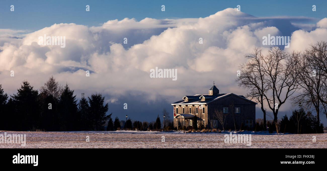 Ontario Canada Landscape House Rural High Resolution Stock Photography ...