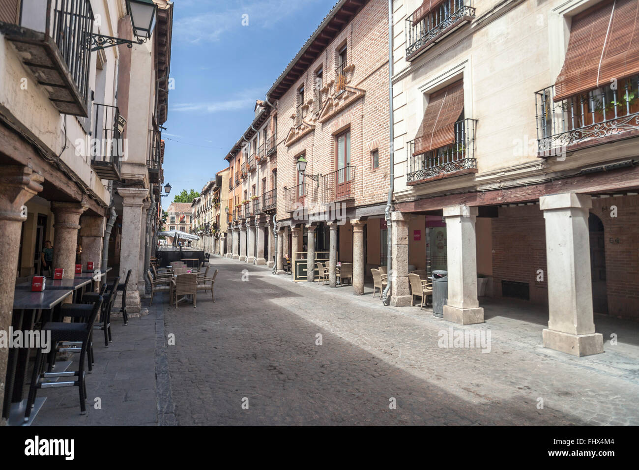 Alcalá de Henares,Spain.Calle Mayor Stock Photo Alamy