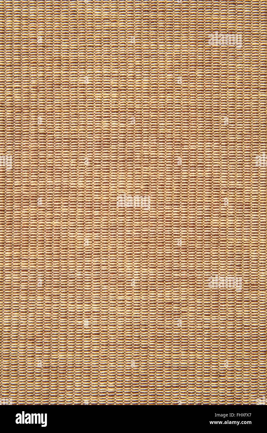 Detail of woven cotton yarn place mat Stock Photo