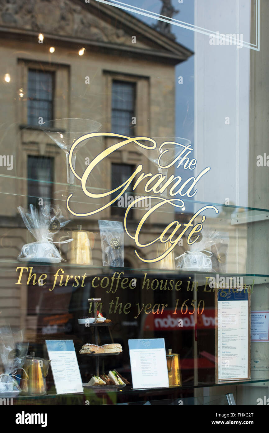 The Grand Cafe, Oxford, England Stock Photo