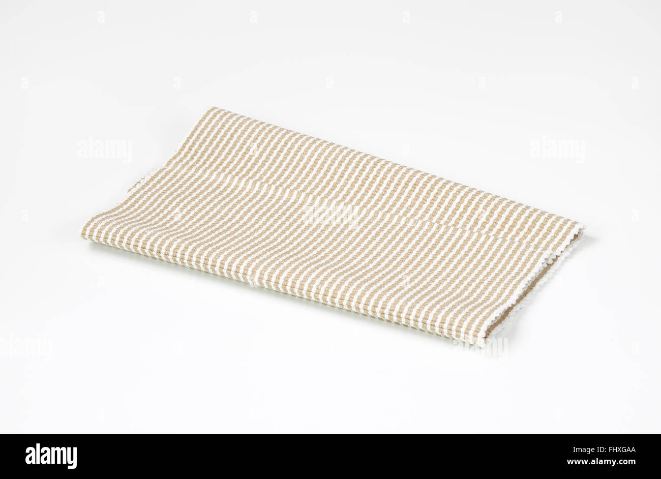Folded woven cotton table mat Stock Photo Alamy