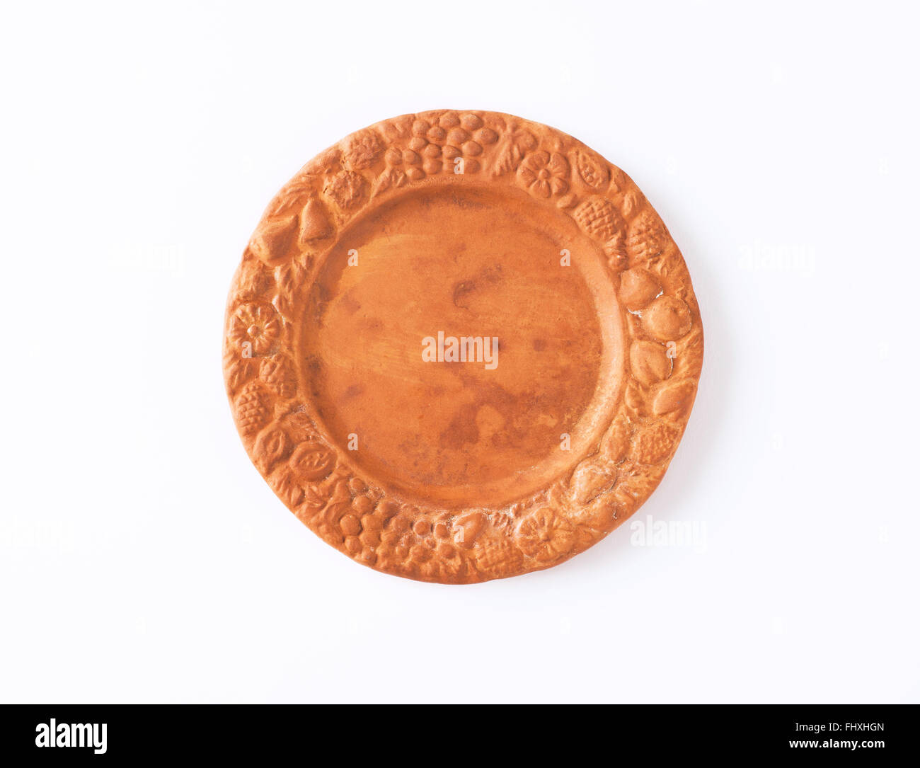 Empty brown plate Cut Out Stock Images & Pictures Alamy